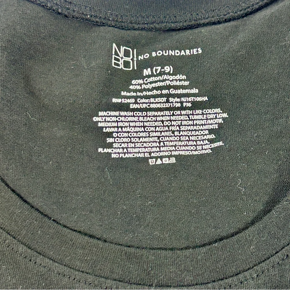 Set of 3 No Boundaries Women’s Basic Tee Bundle– Black, Mint, Pink –Size M (7-9) - Picture 2 of 6
